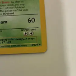 Pokemon Venusaur Base Set 2 Holo Rare 18/130 Wizards Stage 2 100 HP 2000 READ - Image 3