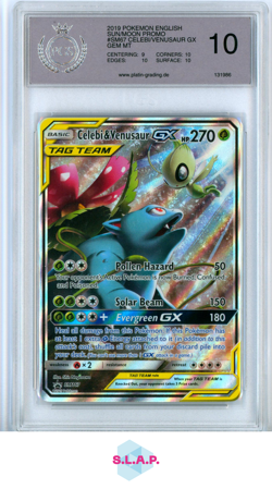 CELEBI & VENUSAUR GX POKEMON SUN/MOON PROMO #SM67 ENGLISCH PGS 10 - Image 1
