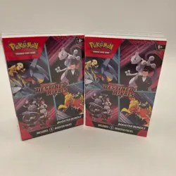 2x Scarlet & Violet Destined Rivals Sealed Pokemon Booster Bundle Boxes SV10 - Image 1