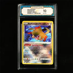 TQG 10 GEM MINT 2022 Pokemon ENG Radiant Jirachi 120/195 RAD - Image 2