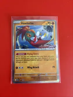 Pokemon Hawlucha 007 SVP EN Prerelease Staff Promo Scarlet Violet NM - Image 1