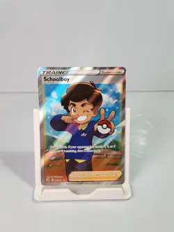 Schoolboy 261/264 Full Art Ultra Rare SWSH08: Fusion Strike Pokemon - Image 1