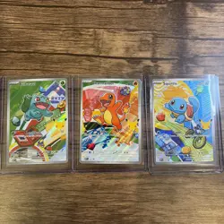 Charmander Bulbasaur Squirtle Pokemon TCG First Partner Illustration Collection - Image 1