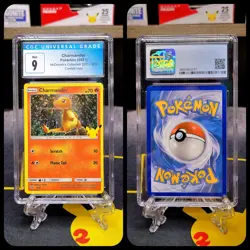 Pokemon TCG 9 CGC Charmander 2021 McDonald's Collection 9/25 Confetti Holo - Image 1