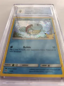 Pokemon SQUIRTLE 2021 McDonald's Collection 17/25 Confetti Holo CGC 9 MINT - Image 4