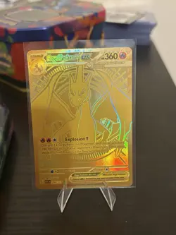 Mega Charizard X Ex Pokemon TCG Phantasmal Flames Mega Hyper Rare Holo EX - Image 4