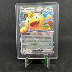 Meowth ex 62/88 Double Rare Pokemon Perfect Order ME03 NM Holo US Seller - Image 1