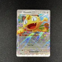 Meowth ex 62/88 Double Rare Pokemon Perfect Order ME03 NM Holo US Seller - Image 2