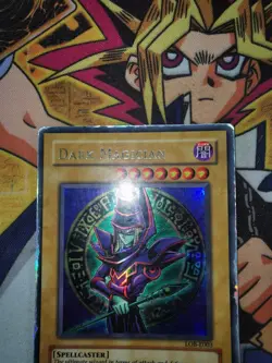 Dark Magician lob-e003 Unltd Ed (MP/HP) Ultra Rare Yu-Gi-Oh! - Image 2