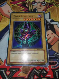 Dark Magician lob-e003 Unltd Ed (MP/HP) Ultra Rare Yu-Gi-Oh! - Image 3