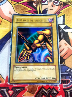 Right Arm of the Forbidden One lob-e099 Unltd Ed (HP) Ultra Rare Yu-Gi-Oh! - Image 1