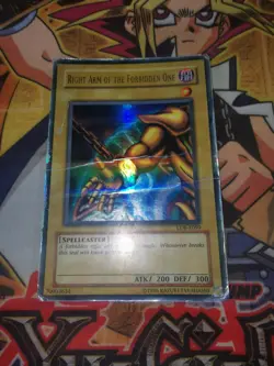 Right Arm of the Forbidden One lob-e099 Unltd Ed (HP) Ultra Rare Yu-Gi-Oh! - Image 3
