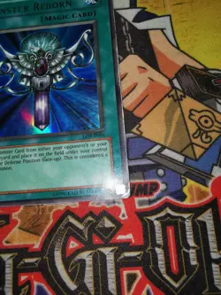 Monster Reborn lob-e096 Unltd Ed (HP) Ultra Rare Yu-Gi-Oh! - Image 5