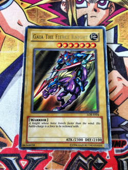 Gaia The Fierce Knight lob-e004 Unltd Ed (HP) Ultra Rare Yu-Gi-Oh! - Image 1