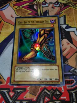 Right Leg of the Forbidden One lob-e097 Unltd Ed (MP/HP) Ultra Rare Yu-Gi-Oh! - Image 3