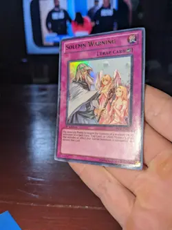 Yugioh Solemn Warning DREV-EN077 Ultra Rare 1st Ed - Image 3