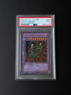 PSA 9 YU-GI-Oh! Mrd-Metal Raiders 018 B. Skull Dragon POP 97 Classic - Image 1