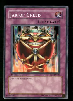 Jar of Greed #SD3-EN029 Yugioh 1st Edition - Image 1
