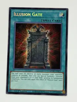 Illusion Gate Secret Rare MZMU-EN023 Yu-Gi-Oh Maze Of Muertos - Image 1