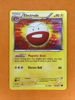 Electrode - BW Plasma Freeze 33/116 Holo Rare Black White Pokemon 151 Card NM - Image 1