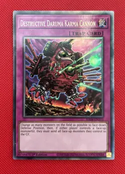 Destructive Daruma Karma Cannon ra04-en103 (NEW) Collectors Rare Yu-Gi-Oh - Image 1