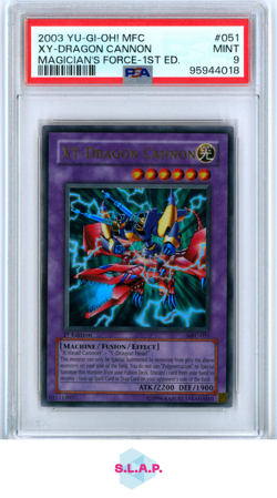 XY-DRAGON CANNON MAGICIAN'S FORCE-1ST ED. YU-GI-OH! MFC 2003 051 PSA 9 - Image 1