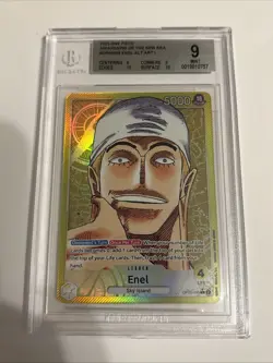 One Piece Awakening Of The New Era OP05-098 Alt Art Enel BGS 9 Mint Leader - Image 1