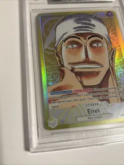 One Piece Awakening Of The New Era OP05-098 Alt Art Enel BGS 9 Mint Leader - Image 4