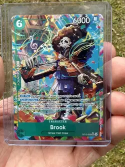 One Piece Brook 032 Alternate Art Adventure on Kami's Island OP15-EB04 English - Image 1