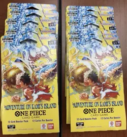 LOT of (10) One Piece Adventure On Kami's Island OP15 SEALED PACKS - ENGLISH - Image 1