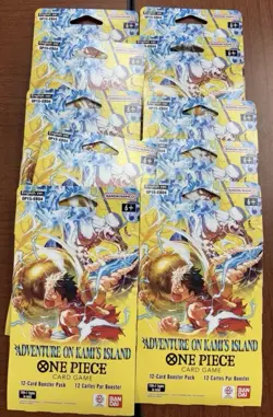 LOT of (10) One Piece Adventure On Kami's Island OP15 SEALED PACKS - ENGLISH - Image 2