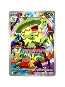 Ludicolo 95/94 Phantasmal Flames Illustration Rare Holo Pokemon TCG Card NM - Image 1