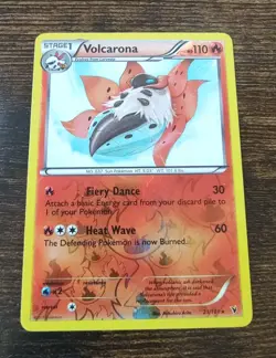 Volcarona 21/101 Noble Victories Reverse Holo Rare Pokemon Card - Image 1