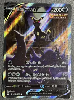 Pokemon Card - Evolving Skies Umbreon V Alt Art card - Image 1
