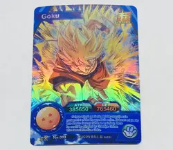 Goku - Dragon Ball Super Trading Card SR No. 003 Rainbow Holo Foil Tc5 - Image 1