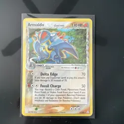 Pokemon Card EX Holon Phantoms Reverse Holo Armaldo 1/110 Rare Stamped - Image 3
