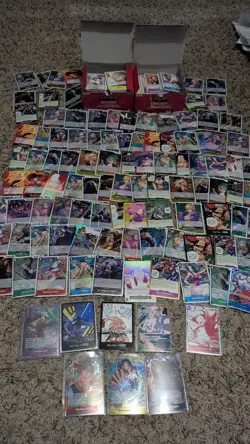 HUGE One Piece CCG Collection Lot!! (English) 100's Of Cards!! NM/Mint - Image 1