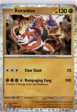 Koraidon 008/015 Holo Scarlet Violet Mcdonalds M24 Promo Pokemon Card TCG - Image 3