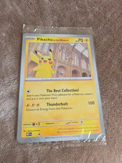 Pikachu at the Museum Jumbo Card: Black Star Promo (Sealed) - Image 1