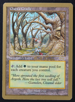 Gaea's Cradle WCD 1999 Matt Linde MTG Card Reserved List - Image 1
