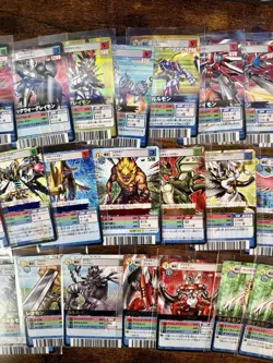Digimon Card D Alpha Evolve Lot 100+ Cards Set Ultra, Rare Cards Kira Bulk - Image 3