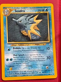 Lot 8 Neo Genesis Pokemon Cards Quilava Seadra Skiploom Togepi Xatu Chikorita - Image 4