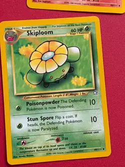 Lot 8 Neo Genesis Pokemon Cards Quilava Seadra Skiploom Togepi Xatu Chikorita - Image 5