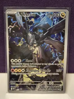 Pokemon Mega Evolutions N's Zekrom Promo Trading Card Tcg 031 Holo - Image 1