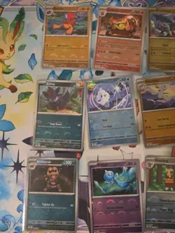 English Pokemon TCG Black Bolt White Flare Pokeball Reverse Holo 18 card lot - Image 2