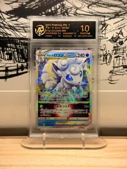 Pokemon Alolan Vulpix VSTAR 023/068 RRR RPA 10 Pristine Japanese Card S11a - Image 1