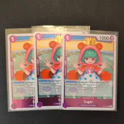 X3 One Piece Card Game TCG Sugar OP10-065 Rare M/NM Condition - Image 1