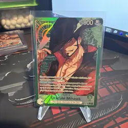 OP14-020 Dracule Mihawk Leader Alt Art One Piece TCG English Card - Image 1