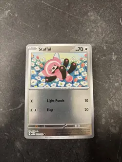 Stufful 111/132 Reverse Holo Pokemon Card TCG FREE SHIPPING - Image 1