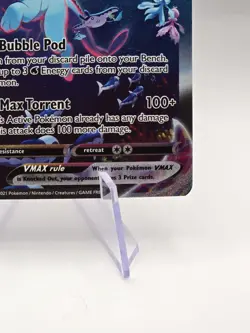 Vaporeon VMAX SWSH182 SWSH: Sword & Shield Promo Pokemon Card Holo Near Mint NM - Image 3